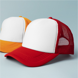 BONÉ TRUCKER C/ TELA ABA CURVA COM REGULAGEM